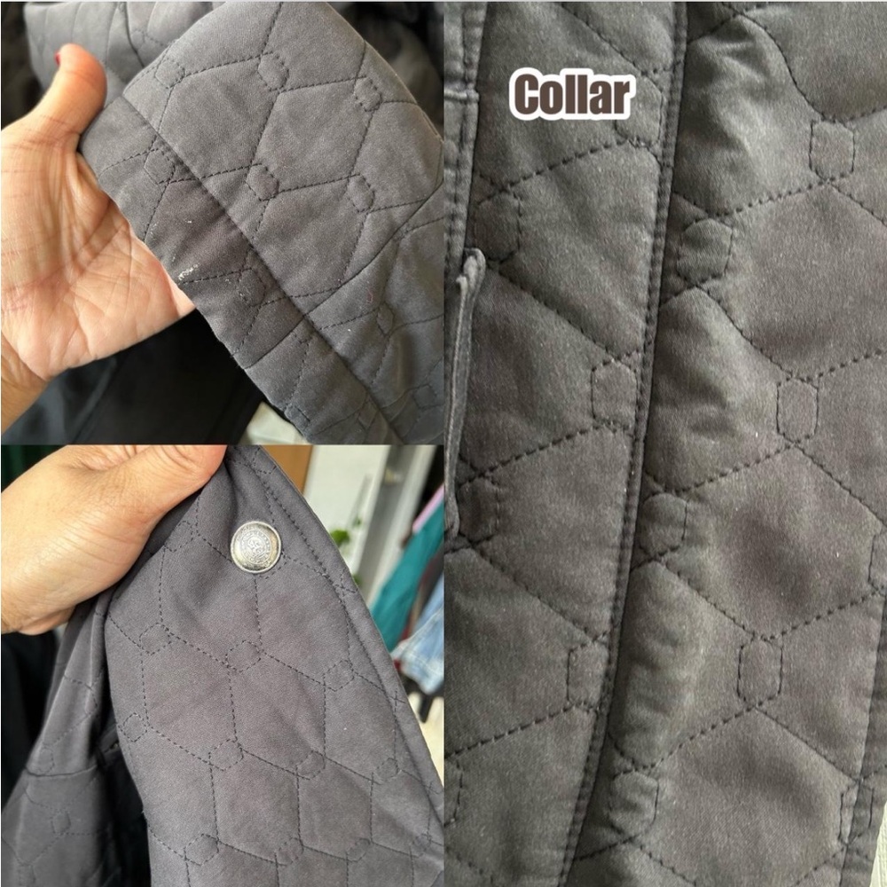 Vintage 1990s Bromley Sport Thermolite Quilted Jacket Black Medium. - Picture 6 of 8
